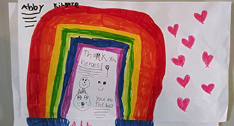 Kids Thank Frontline Heroes